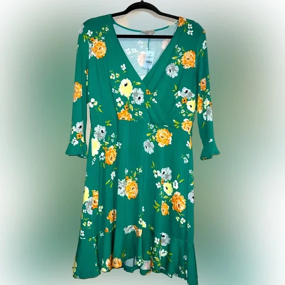 loft outlet green dress Mint Satin Sexy Plunging Slits A-line Prom Dress main image 1